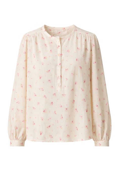Blusa Des Petits Hauts Eglae Alizée in twill di cotone écru Des Petits Hauts | Bluse | 1E260472ALIZEE